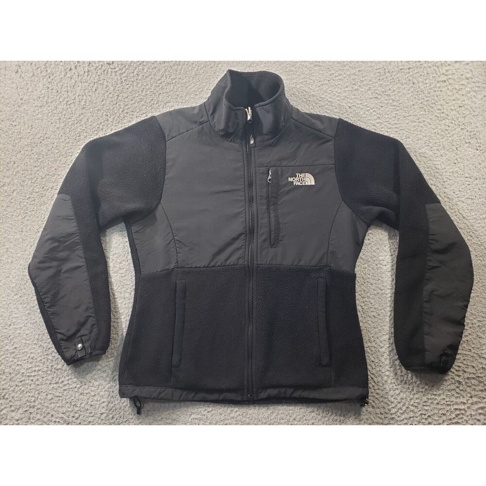 The North Face Jacket Women's Small Black Denali Fleece Full Zip Stretch Outdoor